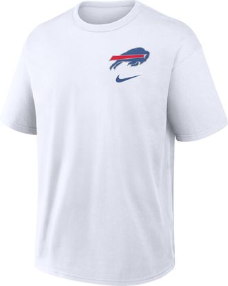 Nike Buffalo Bills Rivalries Collection Max90 Nike Mens NFL T-Shirt in White | 04T610A81-U99