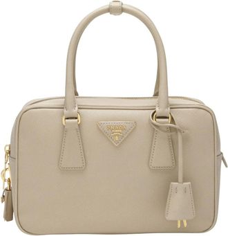 Prada Borsa A Mano - female - Prada - Handbags - Beige - ONE SIZE - Bags