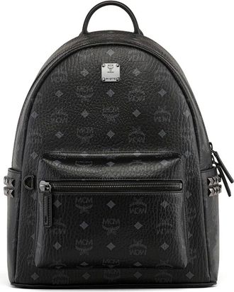 MCM Mcm, Tassen, unisex, Zwart, ONE Size, Stark Side Studs Rugzak