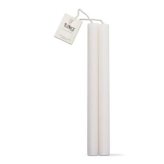 Tag Straight Taper Paraffin Wax Candle Set of Two Elegant Candles in White at Nordstrom