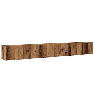 Berkfield Home 3 Piece TV Cabinet Set Wall-mounted Old Wood Engineered Wood