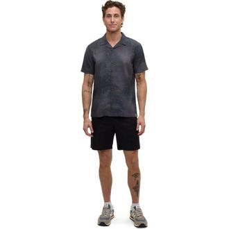 tentree Chambers Shirt in Meteorite Black/amazon at Nordstrom, Size Xx-Large