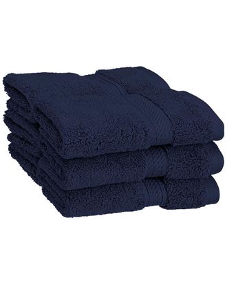 Superior Solid 6Pc Absorbent Face Egyptian Cotton Towel Set