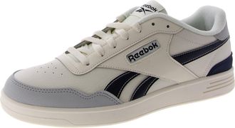 Reebok Unisex-Adult Court Advance Clip Sneaker, Chalk/Pure Grey 2/Vector Navy, 10.5