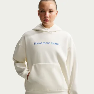 Nike Womens Caitlin Clark Therma-FIT Pullover Basketball Hoodie in Black | JA0095-010