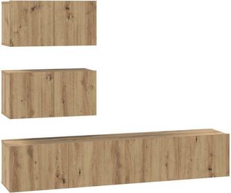 vidaXL Vidaxl - Conjunto de mueble de tv 4 pcs Roble artisan 80 x 30 x 30 cm