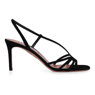 Aquazzura Dames, Schoenen, Zwart, Maat: 39 EU Leer