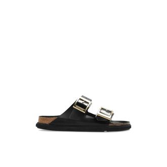 Birkenstock Arizona Droplet Buckle - Dames - Sandalen - Zwart - 36 EU - Leer - Schoenen