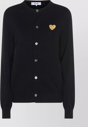 Comme Des Gar&ccedil;ons wool long-sleeve cardigan