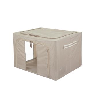 KASANOVA Scatola armadio 50x40x33 cm doppia cerniera tortora