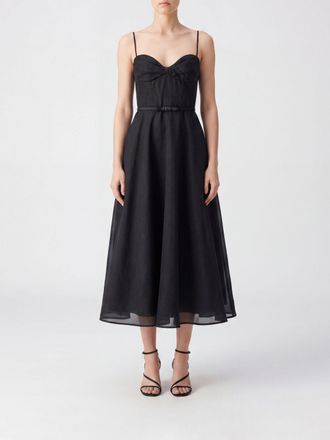 Zimmermann Abito midi Luna in lino e seta