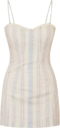 LoveShackFancy Womens Jayna Mini Dress In Blue