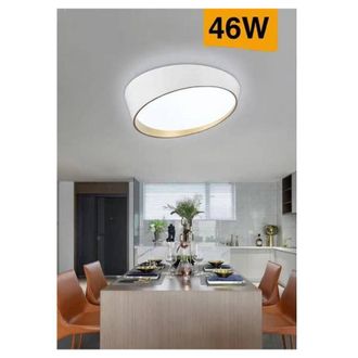 Trade Shop Trade Shop Traesio - Trade Shop - Plafoniera A Led 46w Moderno Rotonda Irregolare Luce Fredda Calda Naturale C50-b