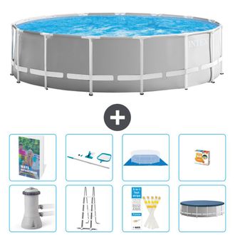 Intex Piscina Prism Frame Redonda - 457x122 Cm - 9-piezas S647