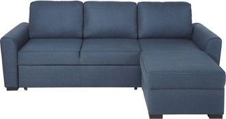 Maisons du monde Sof&aacute; cheslong de 3/4 plazas azul noche