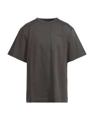 【関税込み】Juun.J グレー 刺繍 Tシャツ Gray Embroidered T-Shirt | JUUN.J - Antonia