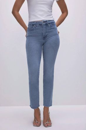Good American Good Legs Straight Jeans In Blue449