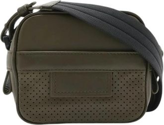 Bottega Veneta Pre-owned Cross Body Bags, female, Green, Size: ONE SIZE Pre-owned Leather Shoulder Bag