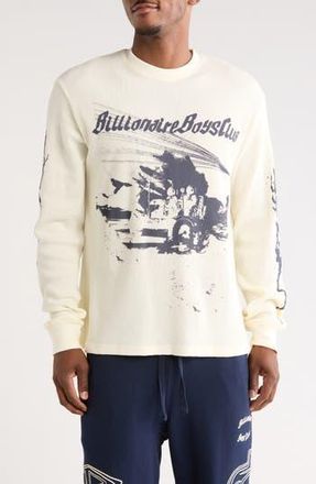 Billionaire Boys Club I Need Space Long Sleeve Cotton Knit Shirt in Winter White at Nordstrom Rack, Size Xxx-Large