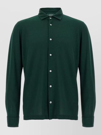Zanone cotton long-sleeve shirt