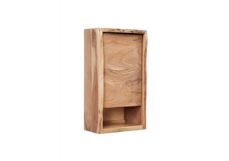 Massivmoebel24 Pure Acacia 612 Mobiletto Pensile In Legno Di Acacia - Laccato / Natur 40x20x70