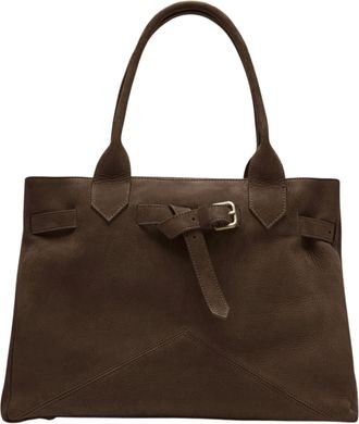 Ballantyne Medium Leather Shoulder Bag With Knot Detail