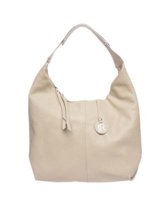 Isabella Rhea Beige Rundleer Tas