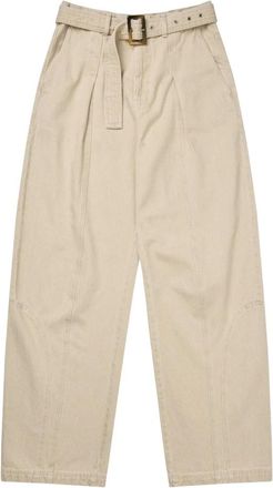 Munthe Pantaloni a gamba larga - - Trousers - Donna - Beige - XS