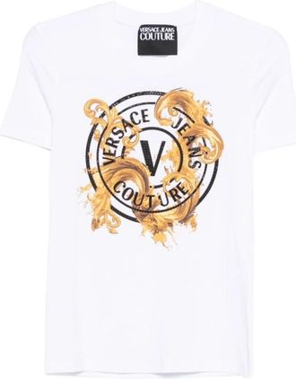 Versace Jeans Couture T-Shirts - Dames - T-shirts - Wit - M - Tops