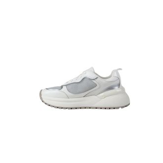 Pinko Pinko, Schoenen, Dames, Grijs, 37 EU, Leer, Gem 14 Sneaker