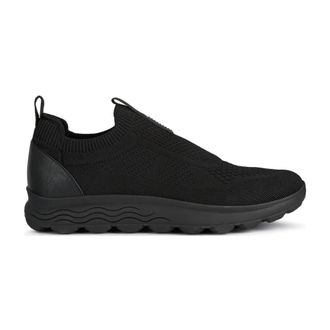 Geox Black Trainers - Spherica Man - male - Geox - Sneakers - Black - 10 UK - Shoes