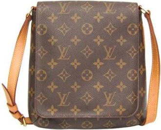 Louis Vuitton Pre-owned Musette salsa short strap M51258 - Dames - Vintage Schoudertas - Bruin - ONE Size - Leer - Vintage