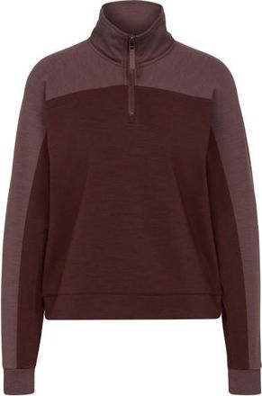 Stoic MerinoFleece270 MMXX. Lulea Half Zip Merinopullover f&uuml;r Damen | braun