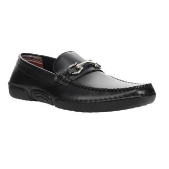 Stacy Adams Mens Stacy Adams Delano Loafers Black Moc Toe Dress Shoes HTAT294