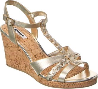Dune London Koali Leather Wedge Sandal