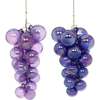 Mark Roberts Pearl Grape Cluster Ornament, Set of 6 in Purple at Nordstrom