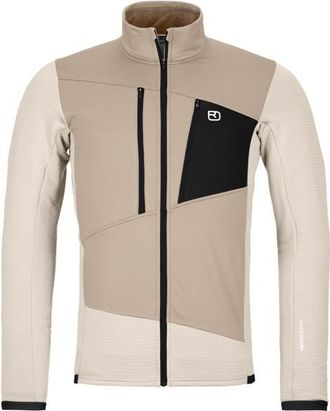 Ortovox Fleece Grid Jacket Fleecejacke für Herren | beige