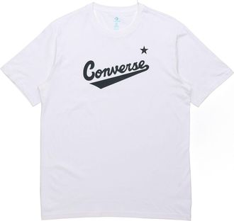 Converse Mens Converse Classic Alphabet Pattern Short Sleeve White 10018235-102