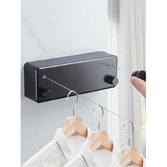 OEM Tendedero Retr&aacute;ctil Para Exteriores De 2 Cables Tendedero Retr&aacute;ctil Ajustable Para Interiores Tendedero Retr&aacute;ctil Para Secadora Tendedero Retr&aacute;ctil De