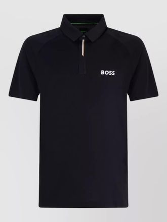 HUGO BOSS cotton polo shirt short sleeves collar