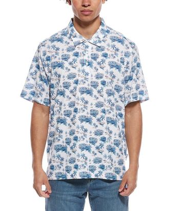 Tommy Bahama Bahama Coast Palm Scape Islandzone Polo Shirt