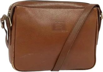 Burberry Pre-owned Cross Body Bags, female, Brown, Size: ONE SIZE Pre-owned Vintage Shoulder Bag