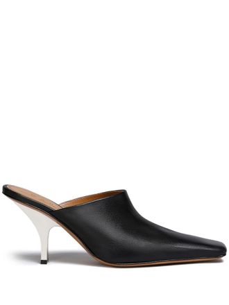 Marni Mules a punta quadrata - Nero