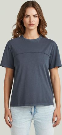 G-Star Washed Seam T-Shirt - Donkerblauw - Dames
