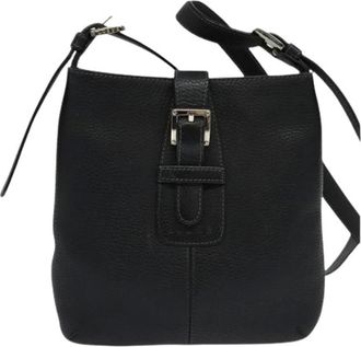 Loewe Pre-owned Cross Body Bags, female, Black, Size: ONE SIZE Pre-owned Vintage shoulder bag