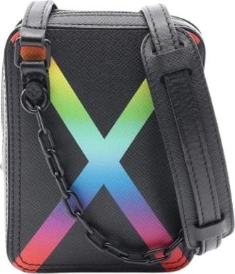 Louis Vuitton Pre-owned Danube Messenger - Heren - Vintage Schoudertas - Veelkleurig - ONE Size - Leer - Vintage
