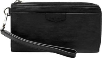 Louis Vuitton Pre-owned Epi Long wallet (bi-fold) - Heren - Vintage Clutch - Zwart - ONE Size - Leer - Vintage