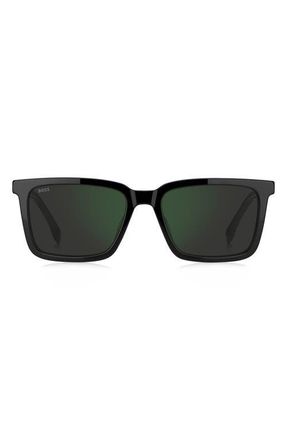 BOSS 55mm Sunglasses in Black at Nordstrom