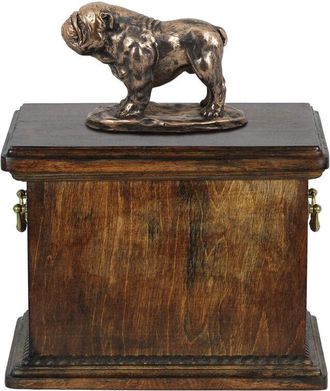 OEM Bulldog - Urna Para Cenizas De Perro, Urna Con Estatuilla, Urna Elegante De Estilo Cl&aacute;sico De Art-dog