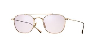 Eyevan 7285 Dazzling Sun BG Mens Sunglasses Gold Size 51